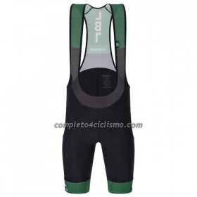 Pantaloncino con bretelle Santini 2023 Liege Bastogne Liege Nero